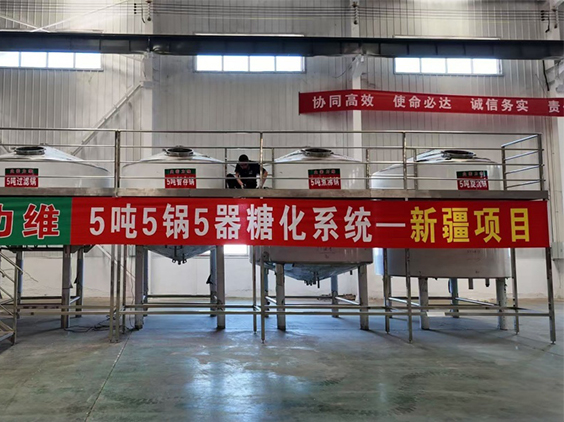 江油精酿啤酒设备厂—5吨精酿啤酒设备—新疆项目